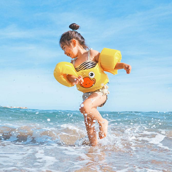 Camping familial avec baignade pour enfants